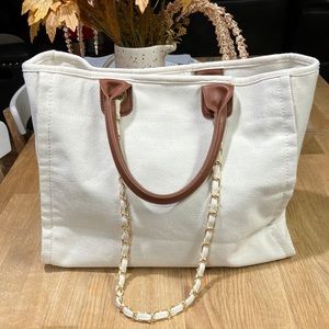 LUXE ALBA CANVAS TOTE JUMBO BAG